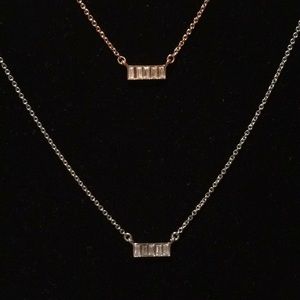 Lia Sophia Gorgeous baguette necklace